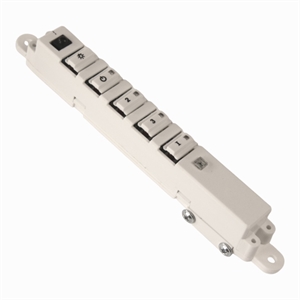 hvid knapsæt til emhætte fra  Roblin, Eico, Faber, Franke og flere andre mærker.